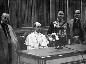 Pius XII consecrates the world to the Immaculate Heart of Mary