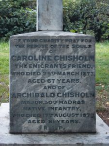 Monument to Caroline and Archibald Chisholm 