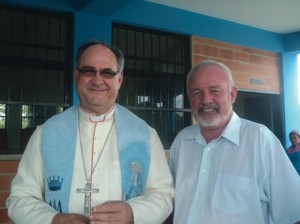 Archbishop Reynaldo Del Prette with Fr Tony O’Connor s.m
