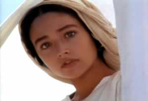 Olivia Hussey as Mary in Jesus of Nazareth