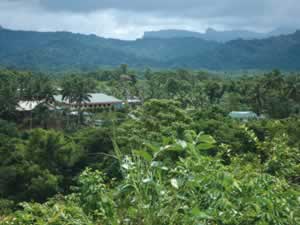 Vanuakula Mission in the hills near Suva