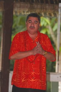 Deputy PM of Samoa Fonotoe Nuafesili Pierre Lauofo (Chanel OB) addressing students on Careers Day