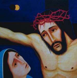 Jesus on the Cross by Michael D O’Brien