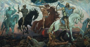Four Horsemen of Apocalypse, Viktor Vasnetsov, 1887