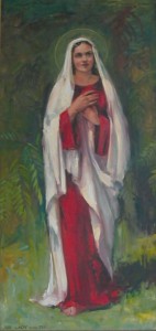 Our Lady of the Tui, Julia B Lynch, Sister Mary Lawrence. The original is at Holy Cross Seminary, Auckland, NZ