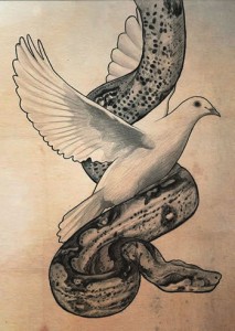 Prayer_snake_dove