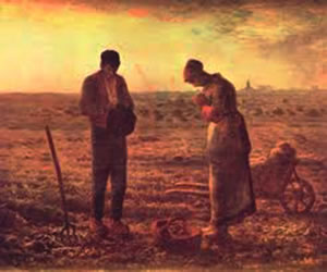 The Angelus by Millet, c1857