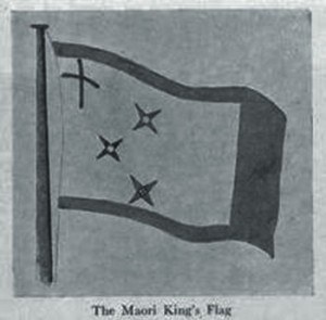 The Kingite Flag from a drawing by  Colonel H S Bates