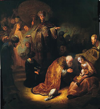 The Adoration of the Magi, Rembrant