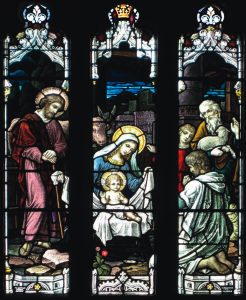 Adoration of the Shepherds, Window from St Mary of the Angels, Wellington