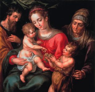 The Holy Family Janos Donat  1744 - 1830