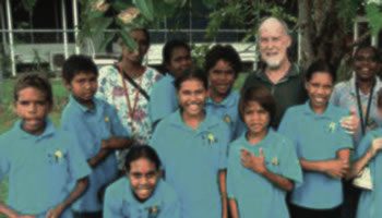 Fr Dan Donovan and people of Beagle Bay - Broome