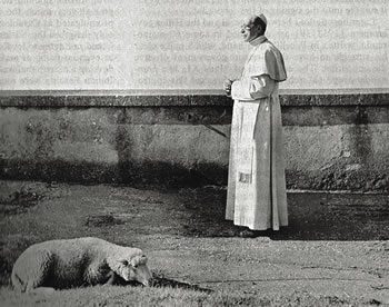 Pope Pius XII at Castelgandolfo