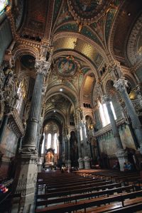 Interior of Notre Dame de Fourvière Basliica