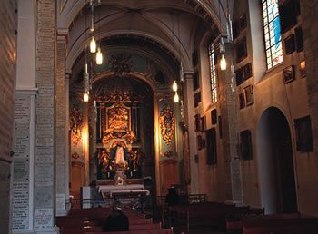 The Chapel of the Black Madonna, the site of the Fourvière Pledge