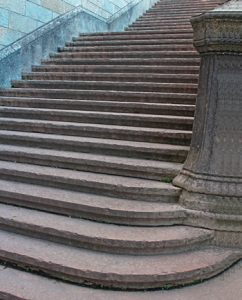 The steps and the path to Fourvière
