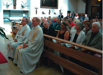 Fr Alois Greiler sm and Fr Ludger Werner sm, celebrating their 25th anniversary of ordination