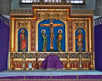 Altar in the Slipper Chapel, Walsingham
