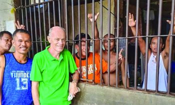 Fr Pat Muckian SM at Digos Prison