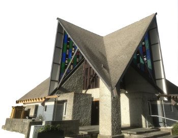 1961 January “After 15 months of hard work by the Brothers of the Society of Mary, the chapel is nearing completion”. [It was opened on 19 March 1961]