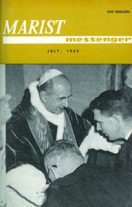 Br Hugh Peacock SM meets Pope Paul VI, July 1965