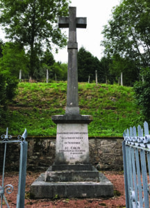 Monument marking Fr Colin’s birthplace, Le Barbéry, France Photo: Fr Kevin Head sm