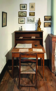 Fr Colin’s study desk