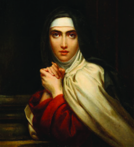 Portrait of St Teresa by François Gérard, 1827, in the Infirmerie Marie-Thérèse, Paris